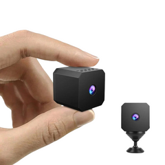 Mini Cámara de Seguridad WiFi Full HD 1080p con Visión Nocturna y Detección de Movimiento