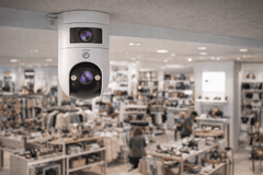 Cámara WiFi Exterior 4K con Doble Lente, PTZ y Seguimiento Automático