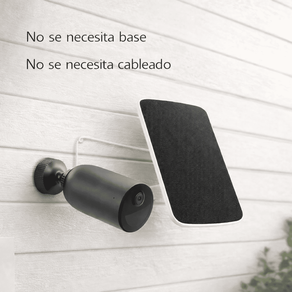 Cámara WiFi Exterior 2K con Batería y Visión Nocturna – Compatible con Panel Solar