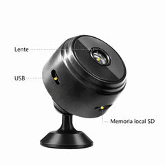 Cámara WiFi Interior 3MP para Hogar con Visión Nocturna y Audio Bidireccional