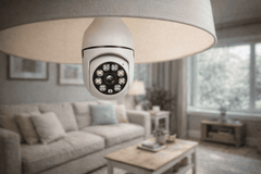 Cámara WiFi Tipo Bombilla 360° con Rosca E27 y Visión Nocturna