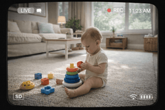 Cámara WiFi Interior 3MP con Audio Bidireccional y Seguimiento