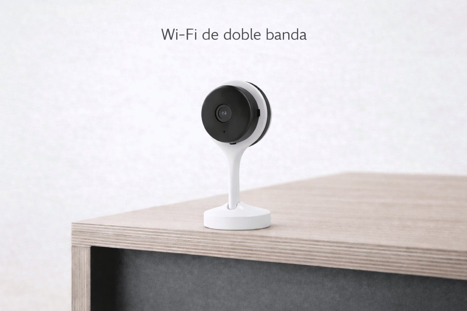 Cámara WiFi Interior 3MP para Hogar con Visión Nocturna y Audio Bidireccional