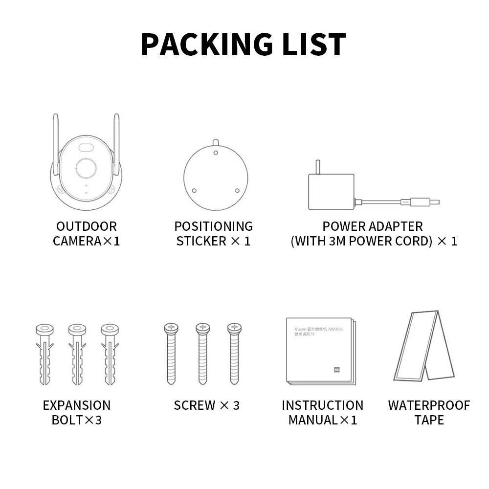 Cámara de Vigilancia Exterior 2K IP66 con Luz LED, Detección Humana y Visión Nocturna en Color