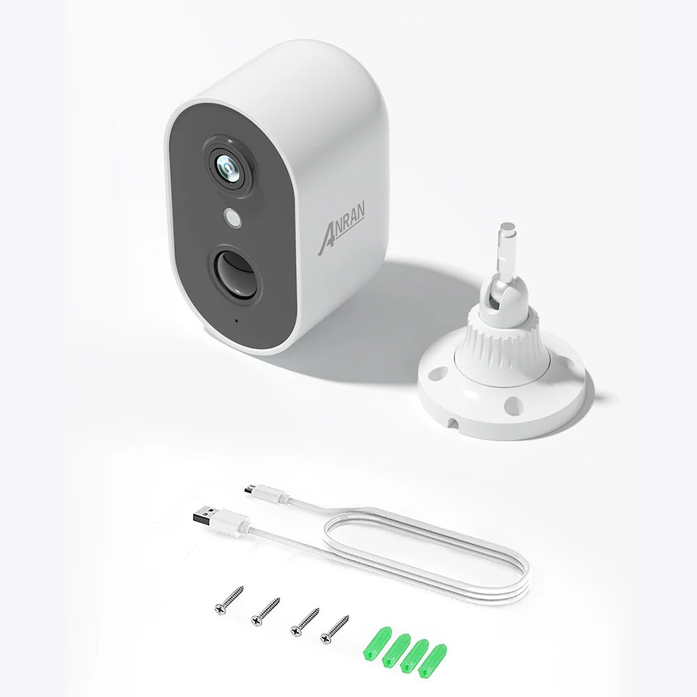 Cámara WiFi Exterior 2K a Batería con Detección PIR