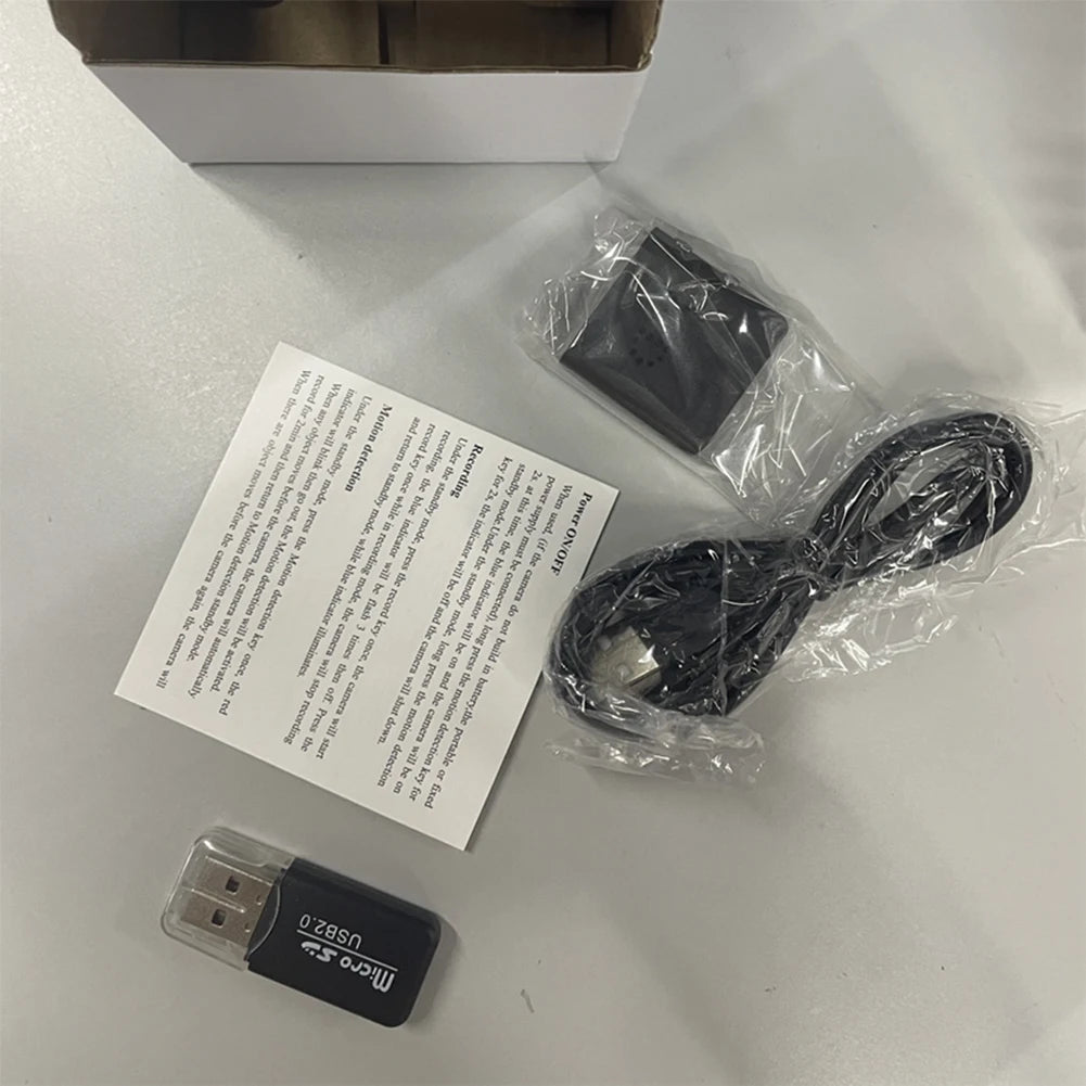 Mini Cámara Interior grabación 1080p con Visión Nocturna y Detección de Movimiento